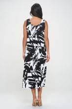 Load image into Gallery viewer, Print  Long Tank Dress -7000BN-TRP1-W403
