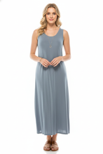 Load image into Gallery viewer, Classic Stretch Tank Maxi Dress-7000BN-TRS1 - Jostar Online

