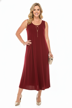 Load image into Gallery viewer, Classic Stretch Tank Maxi Dress-7000BN-TRS1 - Jostar Online
