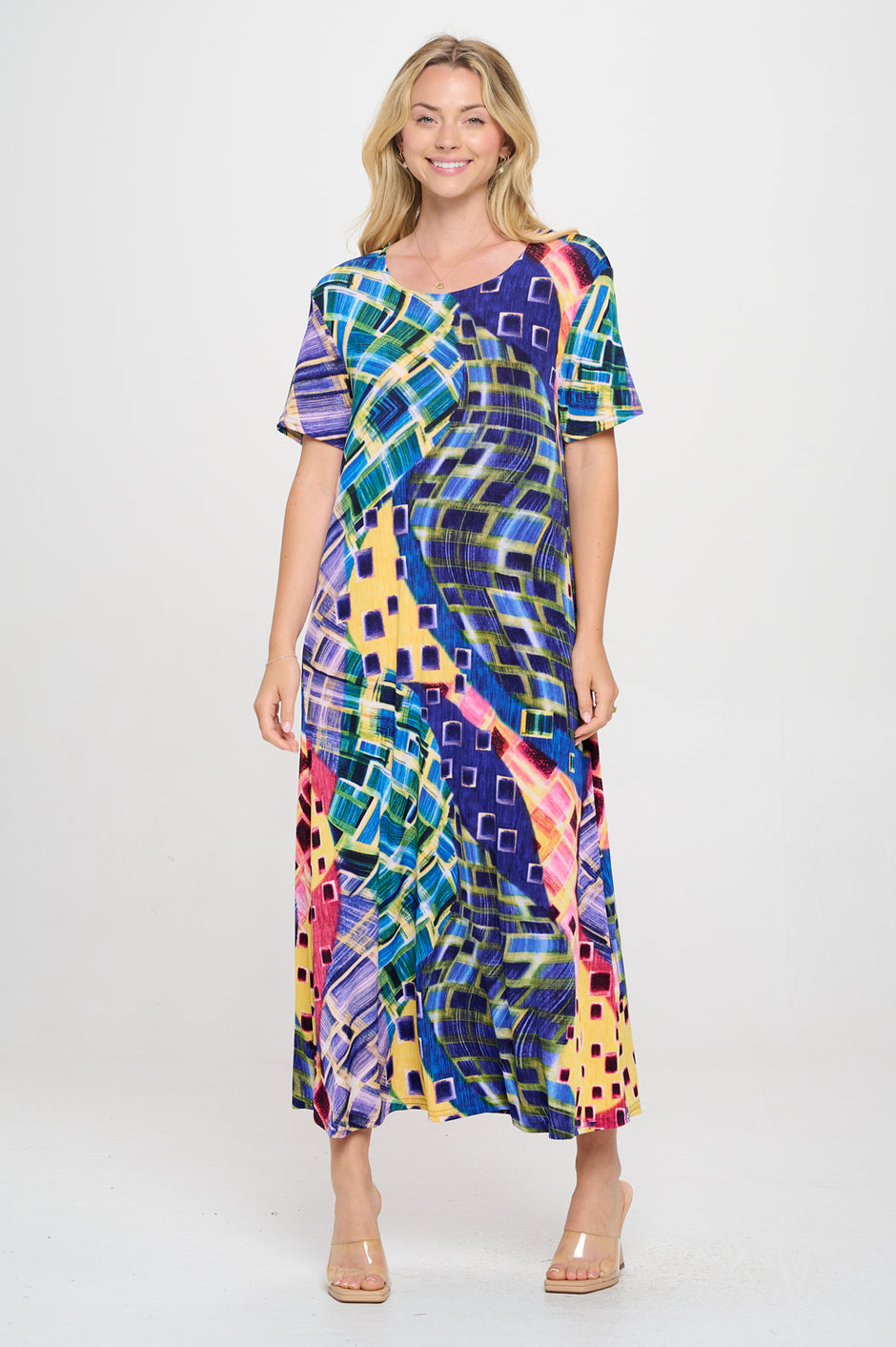 Women’s Long Sleeve Dress Vibrant Print Dresses for Women Page 2