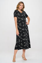 Load image into Gallery viewer, Print Long Dress Short Sleeve -7002BN-SRP1-W457
