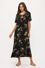 Load image into Gallery viewer, Print Long Dress Short Sleeve -7002BN-SRP1-W481
