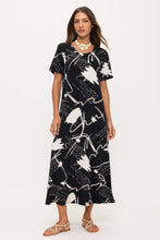 Load image into Gallery viewer, Print Long Dress Short Sleeve -7002BN-SRP1-W494
