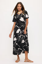 Load image into Gallery viewer, Print Long Dress Short Sleeve -7002BN-SRP1-W494
