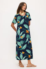 Load image into Gallery viewer, Print Long Dress Short Sleeve -7002BN-SRP1-W502
