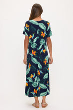Load image into Gallery viewer, Print Long Dress Short Sleeve -7002BN-SRP1-W502
