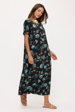 Load image into Gallery viewer, Print Long Dress Short Sleeve -7002BN-SRP1-W508
