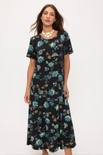 Load image into Gallery viewer, Print Long Dress Short Sleeve -7002BN-SRP1-W508
