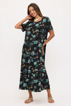 Load image into Gallery viewer, Print Long Dress Short Sleeve -7002BN-SRP1-W508
