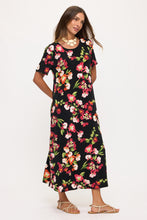 Load image into Gallery viewer, Print Long Dress Short Sleeve -7002BN-SRP1-W510
