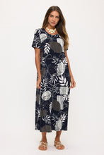 Load image into Gallery viewer, Print Long Dress Short Sleeve -7002BN-SRP1-W511

