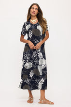 Load image into Gallery viewer, Print Long Dress Short Sleeve -7002BN-SRP1-W511
