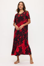 Load image into Gallery viewer, Print Long Dress Short Sleeve -7002BN-SRP1-W512
