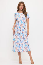 Load image into Gallery viewer, Print Long Dress Short Sleeve -7002BN-SRP1-W519
