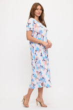 Load image into Gallery viewer, Print Long Dress Short Sleeve -7002BN-SRP1-W519
