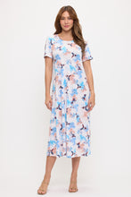 Load image into Gallery viewer, Print Long Dress Short Sleeve -7002BN-SRP1-W519
