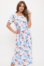 Load image into Gallery viewer, Print Long Dress Short Sleeve -7002BN-SRP1-W519
