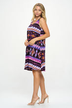 Load image into Gallery viewer, Plus Size Print Missy Tank Dress- 7003BN-TXP1-W407
