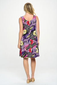 Print Missy Tank Dress - 7003BN-TRP1-W408