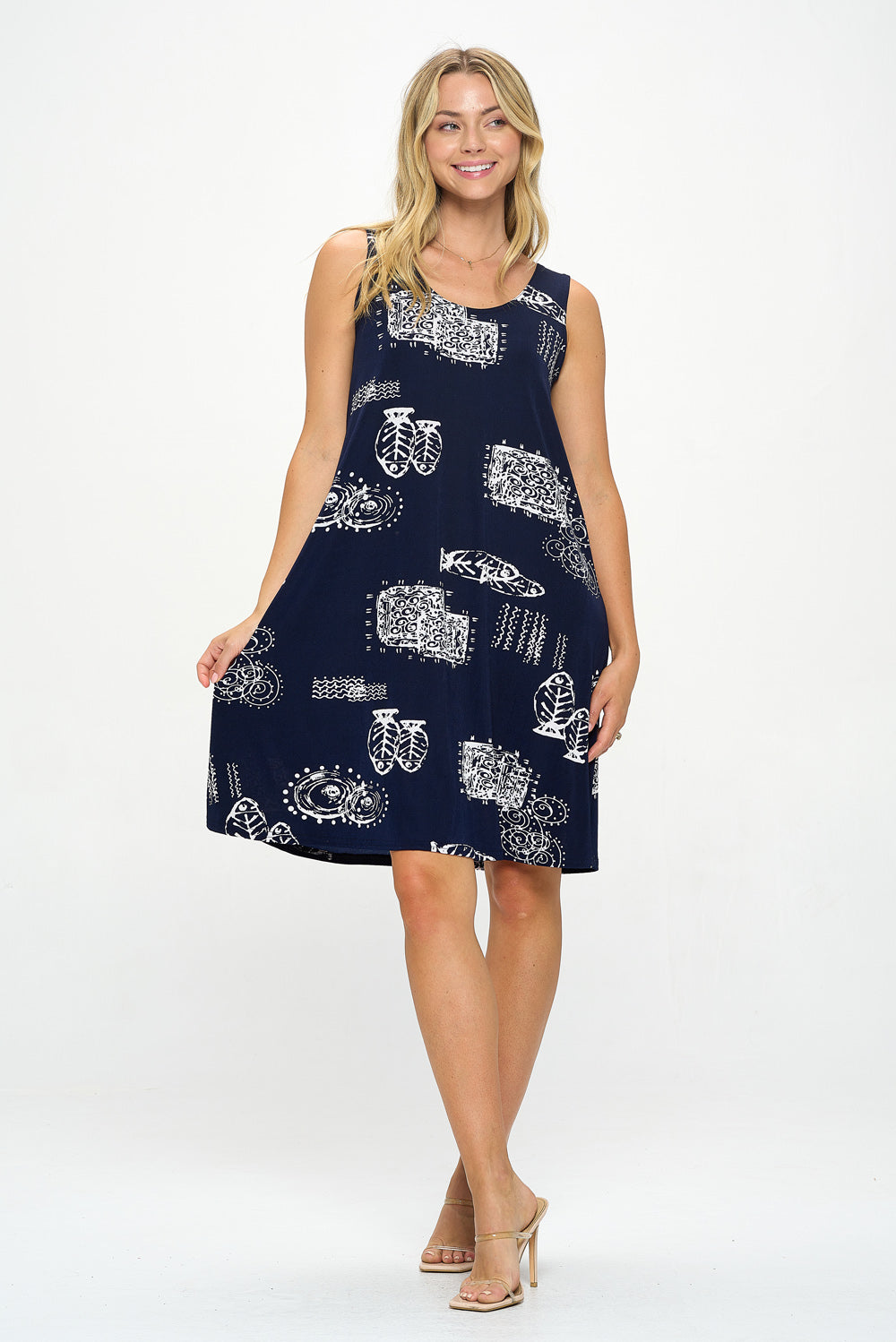 Print Missy Tank Dress - 7003BN-TRP1-W425