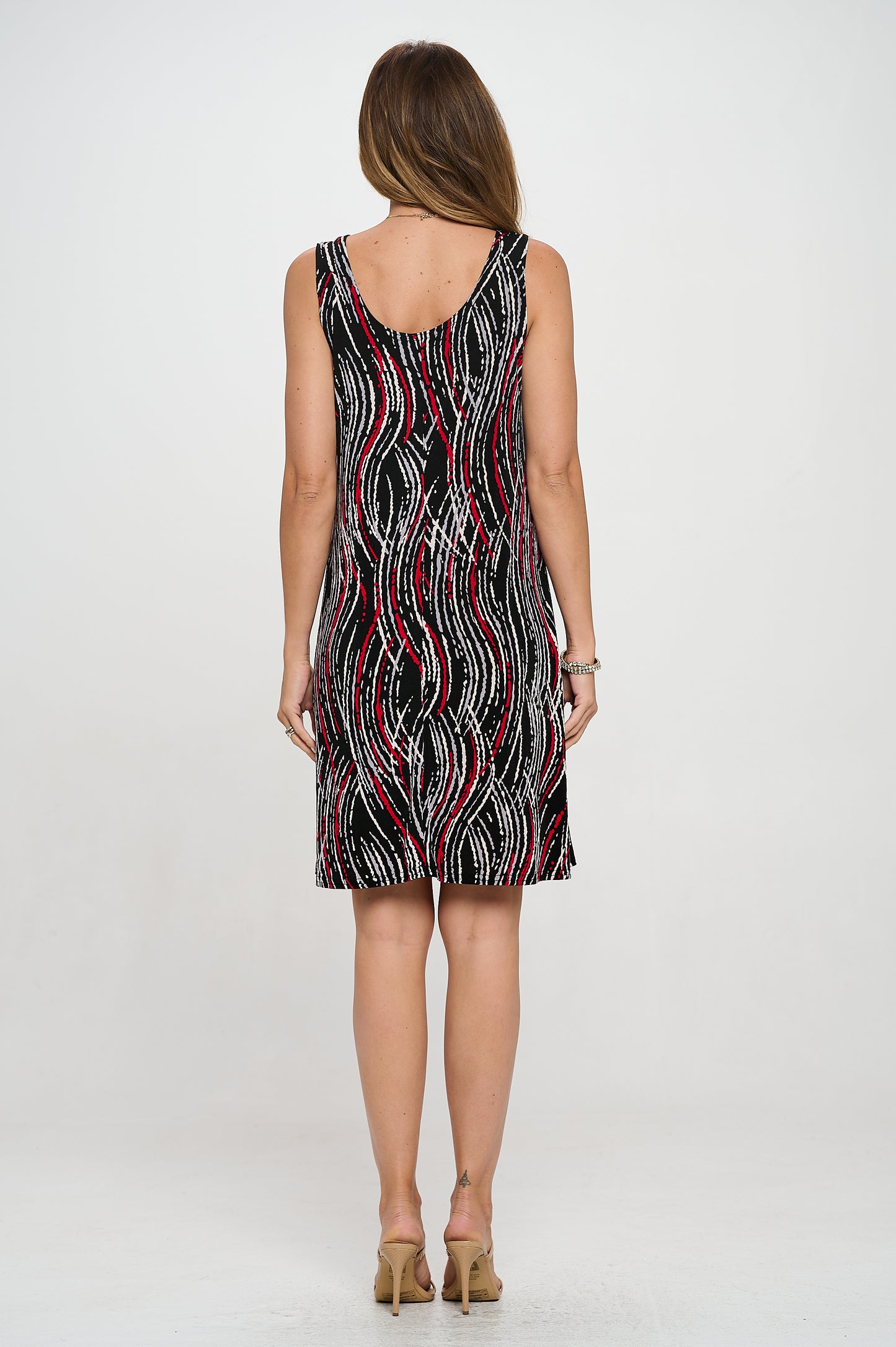 Print Missy Tank Dress-7003BN-TRP1-W469