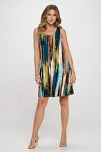 Load image into Gallery viewer, Plus Size Print Missy Tank Dress- 7003BN-TXP1-W470
