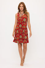Load image into Gallery viewer, Print Missy Tank Dress-7003BN-TRP1-W497
