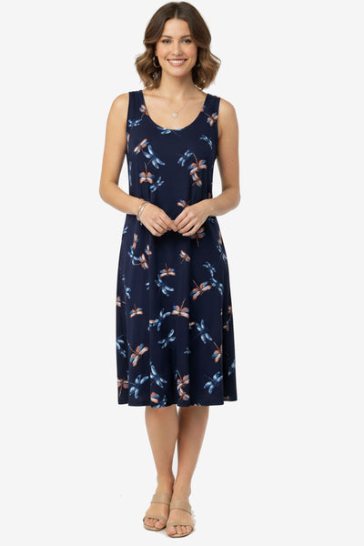 Print Missy Tank Dress-7003BN-TRP1-W518