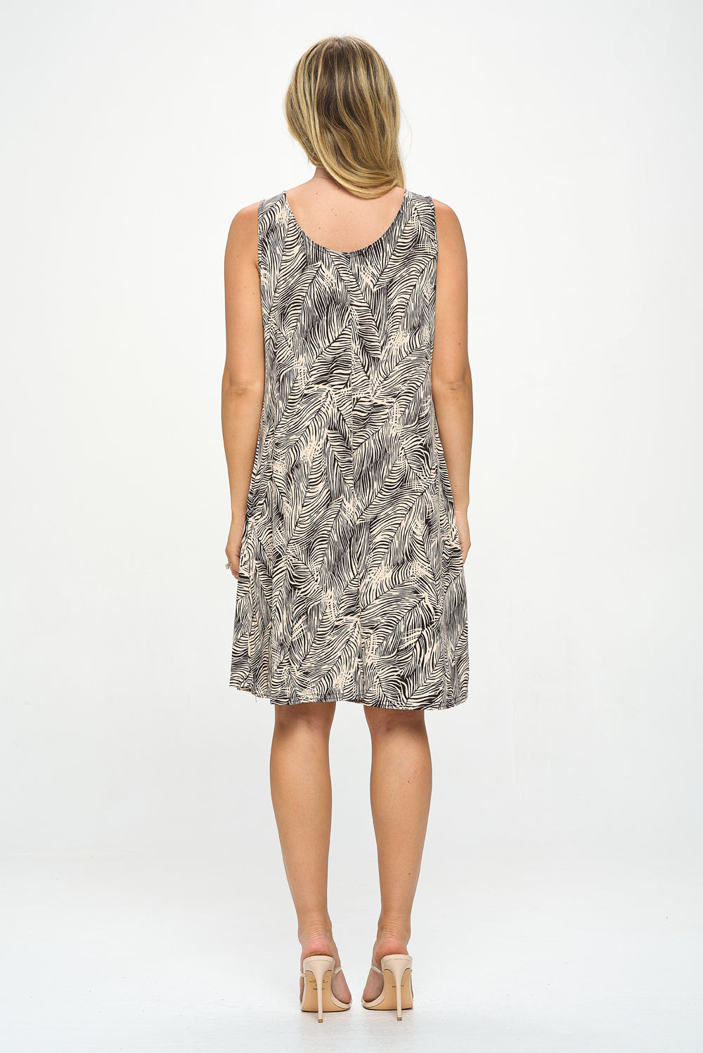 Missy Tank Dress Sleeveless Prints - 7003HT-TRP1-W422