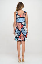 Load image into Gallery viewer, Printed Sleeveless Dress- 7003HT-TRP1-W450
