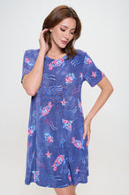 Load image into Gallery viewer, Plus Size Print Missy Dress Short Sleeve-7004BN-SXD1-D007
