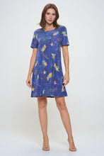 Load image into Gallery viewer, Plus Size Print Missy Dress Short Sleeve-7004BN-SXD1-D007
