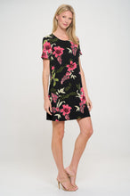 Load image into Gallery viewer, Plus Size Print Missy Dress Short Sleeve-7004BN-SXP1-W431

