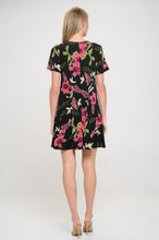 Load image into Gallery viewer, Plus Size Print Missy Dress Short Sleeve-7004BN-SXP1-W431

