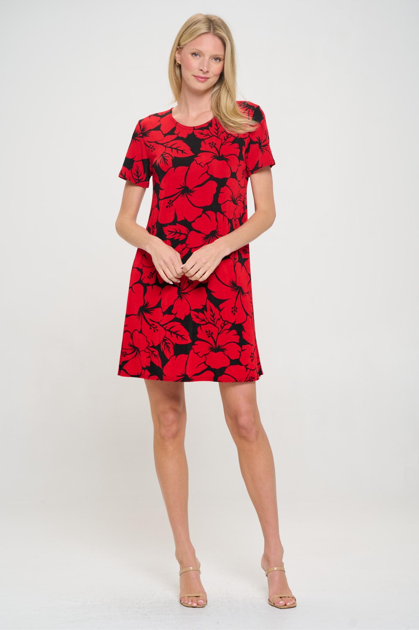 BNS Missy Dress Short Sleeve Print-7004BN-SRP1-W432