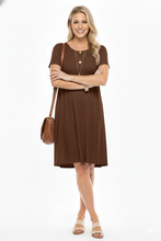Load image into Gallery viewer, Stretchy Missy Dress Short Sleeve-7004BN-SRS1 - Jostar Online
