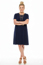 Load image into Gallery viewer, Stretchy Missy Dress Short Sleeve-7004BN-SRS1 - Jostar Online
