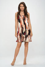 Load image into Gallery viewer, Brushstrokes Print Missy Tank Dress - 7003BN-TRP1-W379
