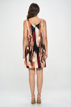Load image into Gallery viewer, Brushstrokes Print Missy Tank Dress - 7003BN-TRP1-W379

