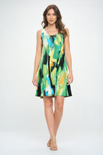 Load image into Gallery viewer, Plus Size Print Missy Tank Dress- 7003BN-TXP1-W379
