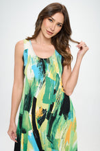 Load image into Gallery viewer, Plus Size Print Missy Tank Dress- 7003BN-TXP1-W379
