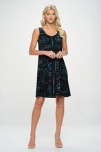 Load image into Gallery viewer, Plus Size Print Missy Tank Dress- 7003BN-TXP1-W401
