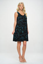 Load image into Gallery viewer, Plus Size Print Missy Tank Dress- 7003BN-TXP1-W401
