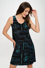 Load image into Gallery viewer, Plus Size Print Missy Tank Dress- 7003BN-TXP1-W401
