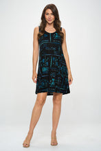 Load image into Gallery viewer, Plus Size Print Missy Tank Dress- 7003BN-TXP1-W401
