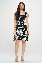 Load image into Gallery viewer, Plus Size Print Missy Tank Dress- 7003BN-TXP1-W403
