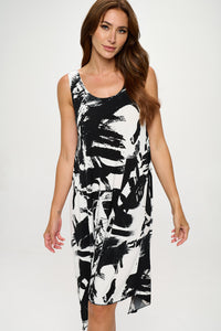 HIT Diamond Side Tank Dress-7042HT-TRP1-W403