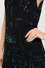 Load image into Gallery viewer, BNS  V-Neck Midi Tank Dress with Side Slit-7080BN-TRP1-W401
