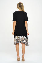 Load image into Gallery viewer, HIT Half Sleeve Contrast Dress-7084HT-HRP1-C-W393
