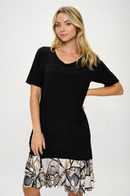 Load image into Gallery viewer, HIT Half Sleeve Contrast Dress-7084HT-HRP1-C-W393

